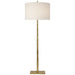 Lyric One Light Floor Lamp in Soft Brass