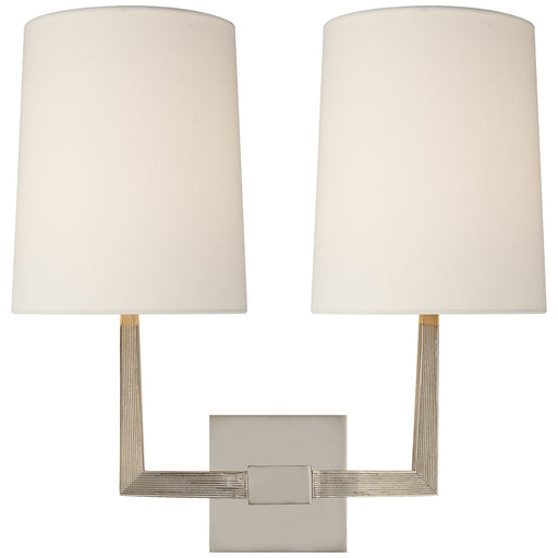 Ojai Two Light Wall Sconce in Polished Nickel