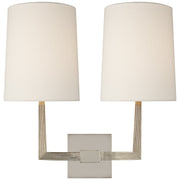 Ojai Large 2-Light Wall Sconce in Polished Nickel
