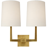 Ojai Two Light Wall Sconce in Soft Brass