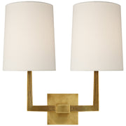 Ojai Large 2-Light Wall Sconce in Soft Brass