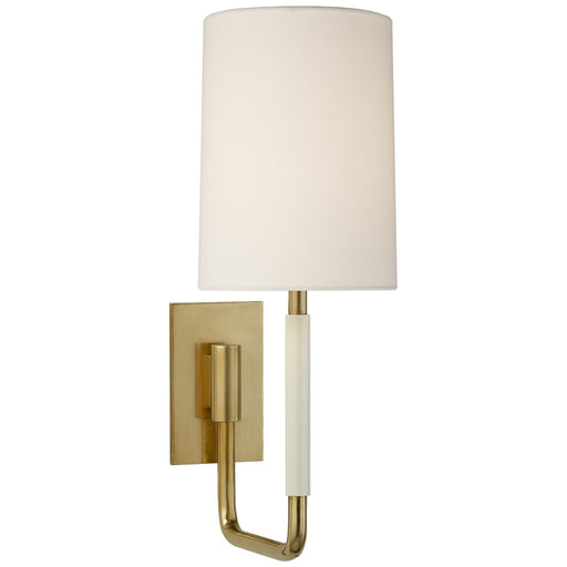 Clout One Light Wall Sconce in Soft Brass