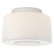 Acme Small 3-Light Flush Mount in Polished Nickel