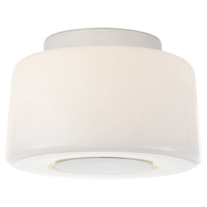 Acme Small 3-Light Flush Mount in Polished Nickel