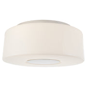 Acme Large 3-Light Flush Mount in Polished Nickel
