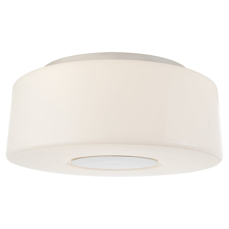 Acme Large 3-Light Flush Mount in Polished Nickel