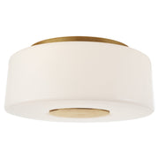 Acme Large 3-Light Flush Mount in Soft Brass
