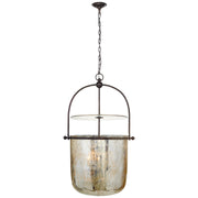 Lorford Four Light Lantern in Aged Iron