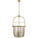 Lorford Four Light Lantern in Gilded Iron