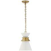 Alborg Small Stacked Pendant in Antique-Burnished Brass