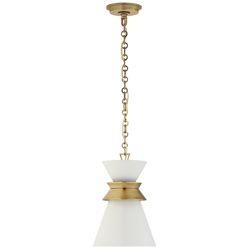 Alborg Small Stacked Pendant in Antique-Burnished Brass