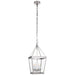 Launceton Four Light Lantern in Polished Nickel