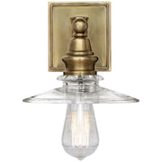 Covington Shield Wall Sconce in Antique-Burnished Brass