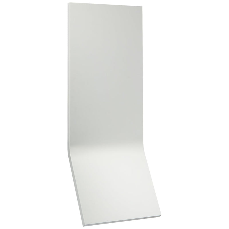Bend Large Tall Wall Sconce in Matte White