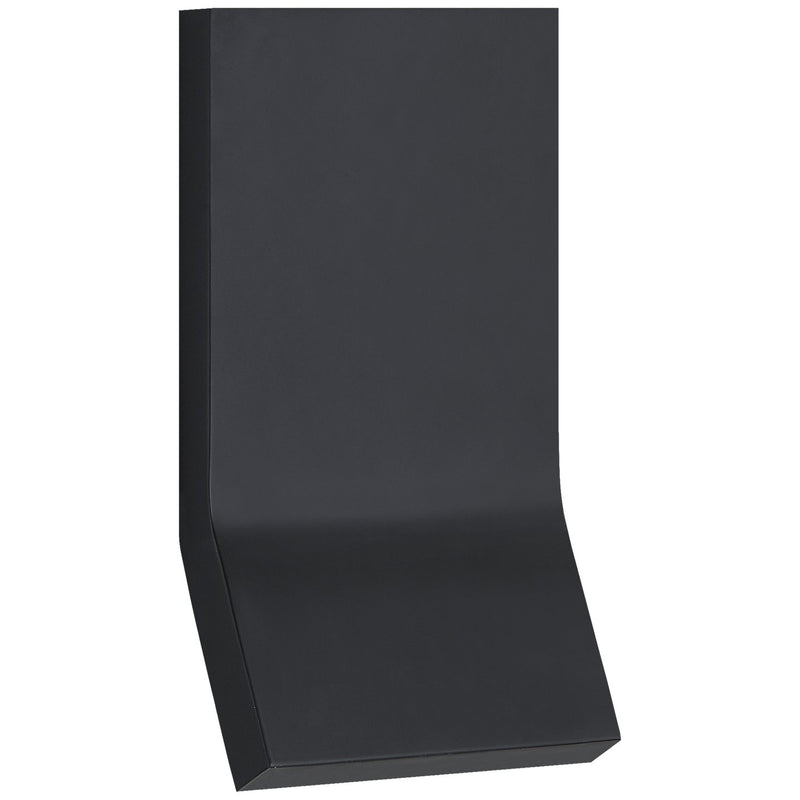 Bend Medium Square Wall Sconce in Matte Black