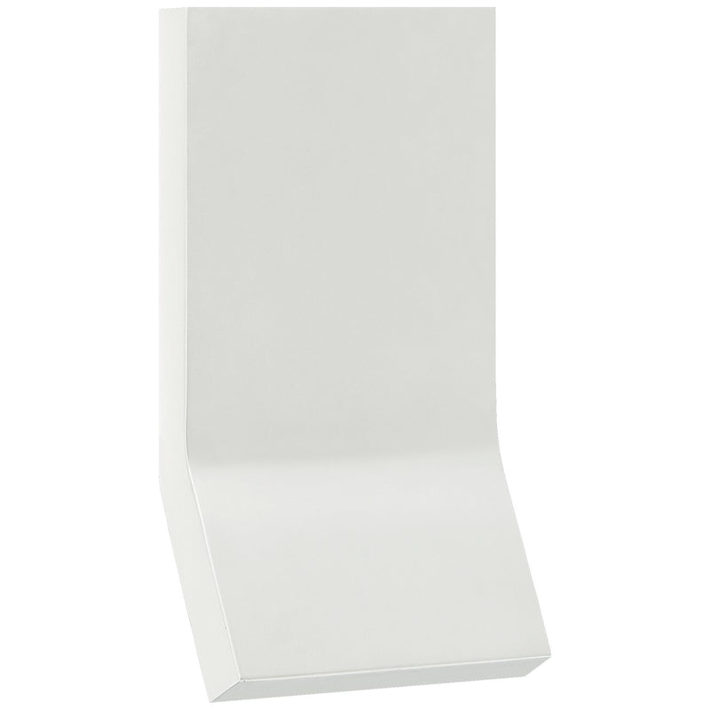 Bend Medium Square Outdoor Wall Sconce in White