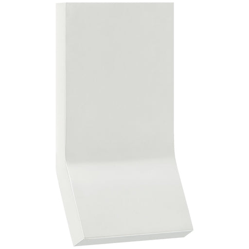 Bend Medium Square Outdoor Wall Sconce in White