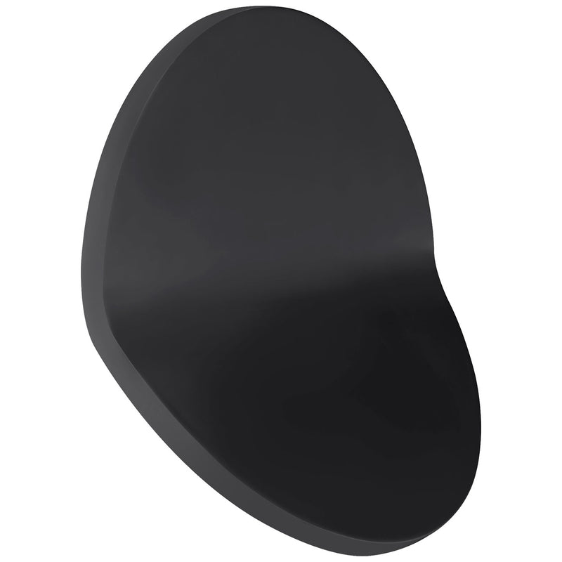 Bend Large Round Outdoor Wall Sconce in Matte Black