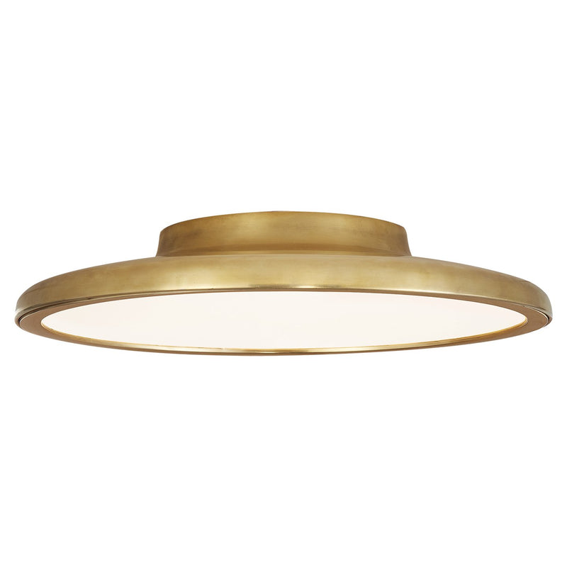 Dot 13" Flush Mount in Natural Brass
