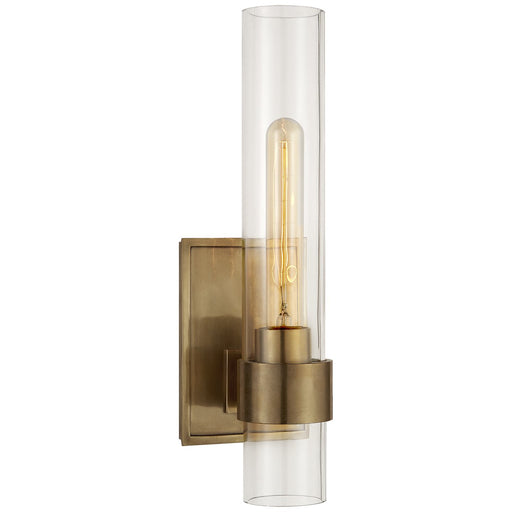 Presidio Petite Wall Sconce in Hand-Rubbed Antique Brass