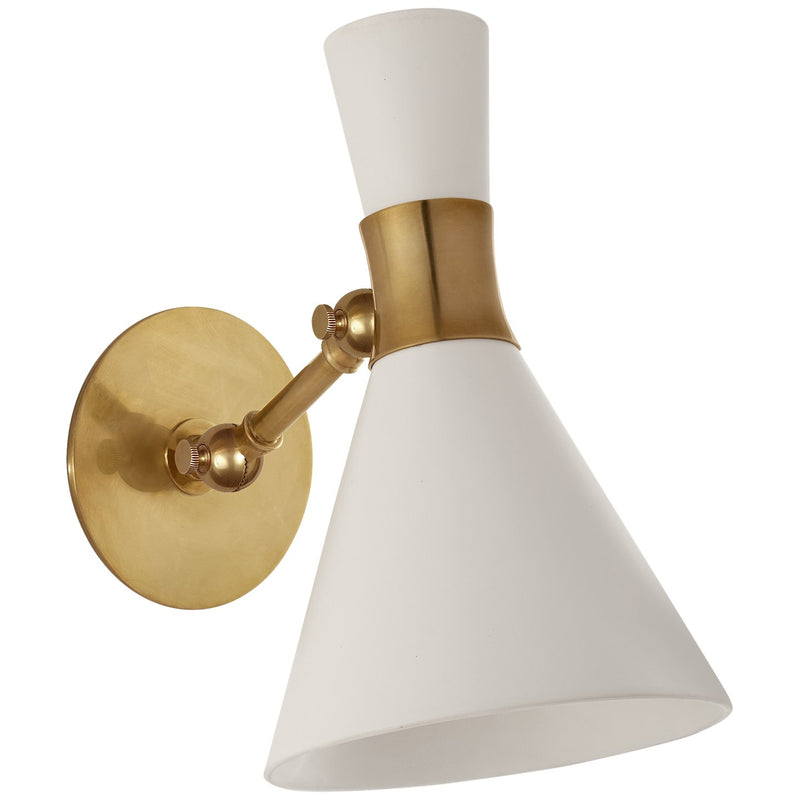 Liam Small Articulating Wall Sconce in Hand-Rubbed Antique Brass