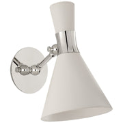 Liam Small Articulating Wall Sconce in Polished Nickel