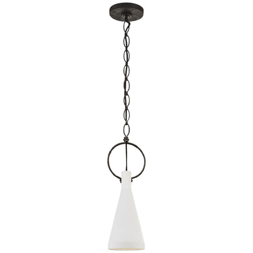 Limoges Small Pendant in Natural Rust