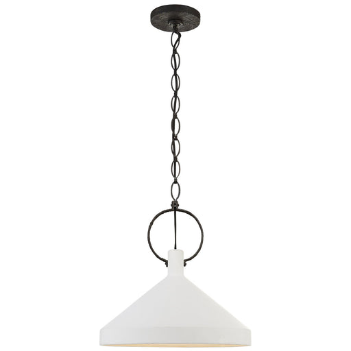 Limoges Large Pendant in Natural Rust