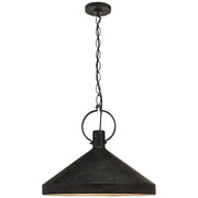 Limoges Grande 24" Pendant in Natural Rust