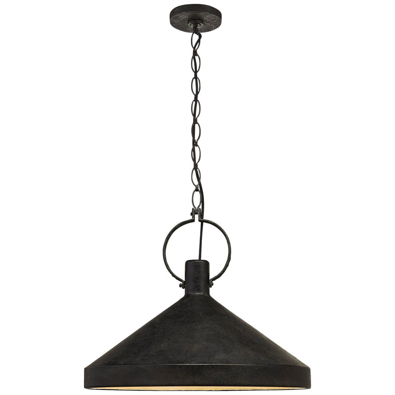 Limoges Grande 24" Pendant in Natural Rust