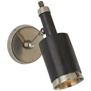 Anders Small Articulating Wall Sconce in Antique Nickel and Bronze