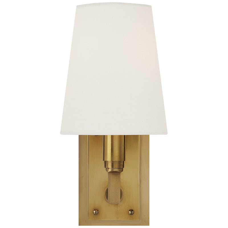 Watson Small Wall Sconce in Hand-Rubbed Antique Brass