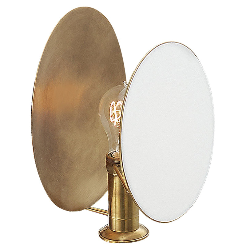 Osiris Reflector Wall Sconce in Hand-Rubbed Antique Brass