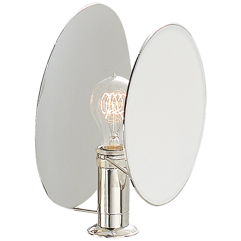 Osiris Reflector Wall Sconce in Polished Nickel