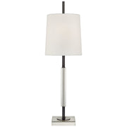 Lexington Medium Table Lamp in Bronze with Crystal