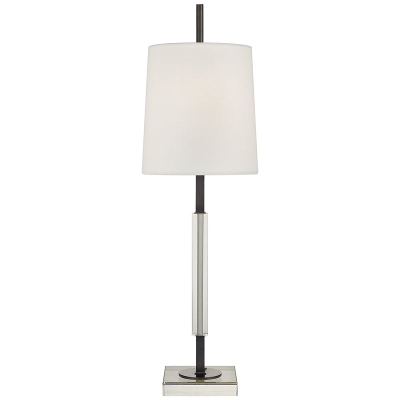 Lexington Medium Table Lamp in Bronze with Crystal