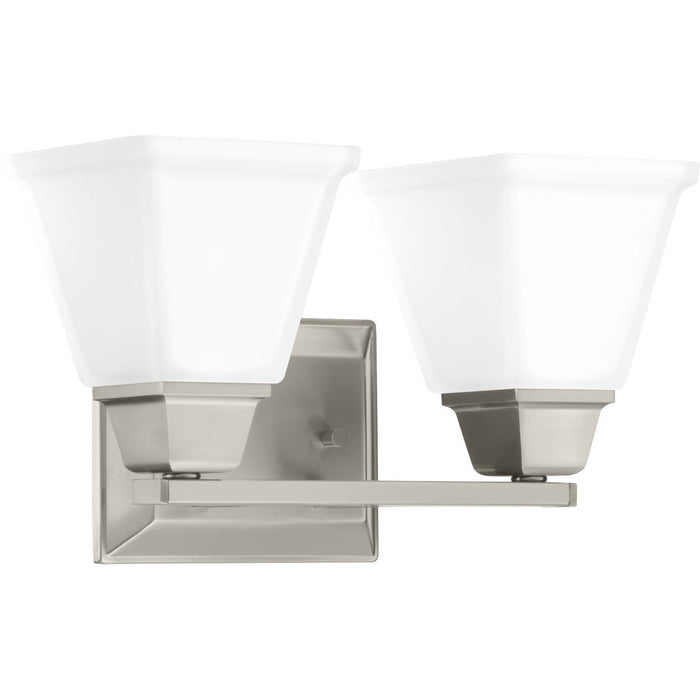 Clifton Heights Two Light Bath in Brushed Nickel
