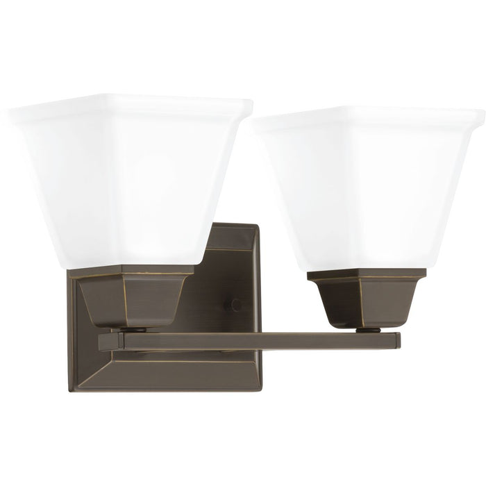 Clifton Heights Two Light Bath in Antique Bronze