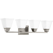 Clifton Heights Four Light Bath in Brushed Nickel