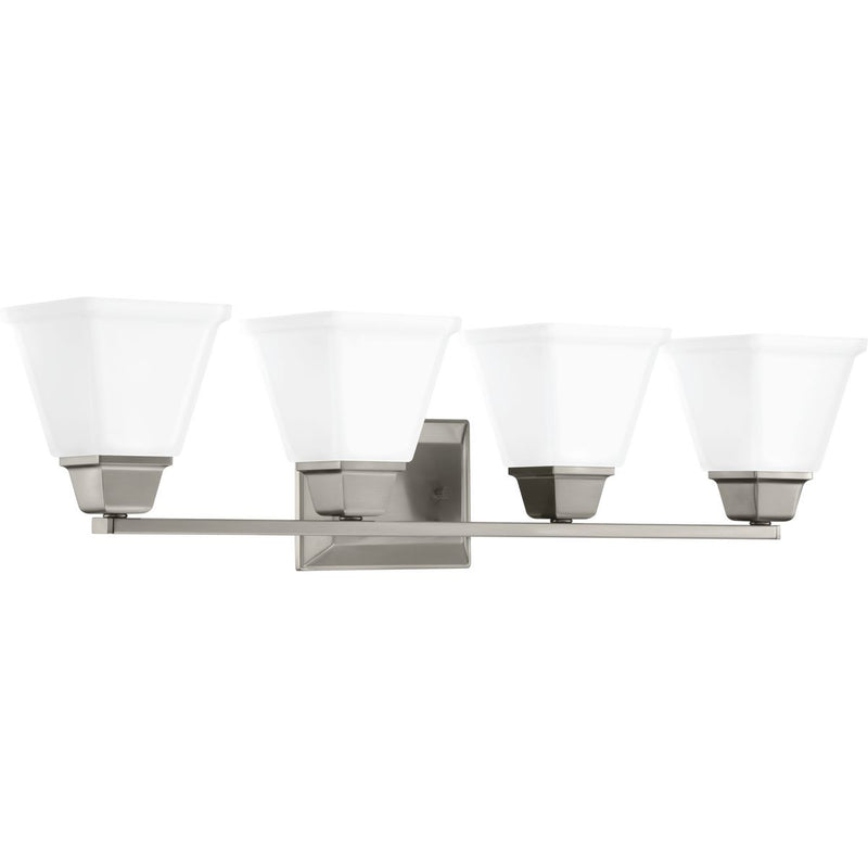 Clifton Heights Four Light Bath in Brushed Nickel
