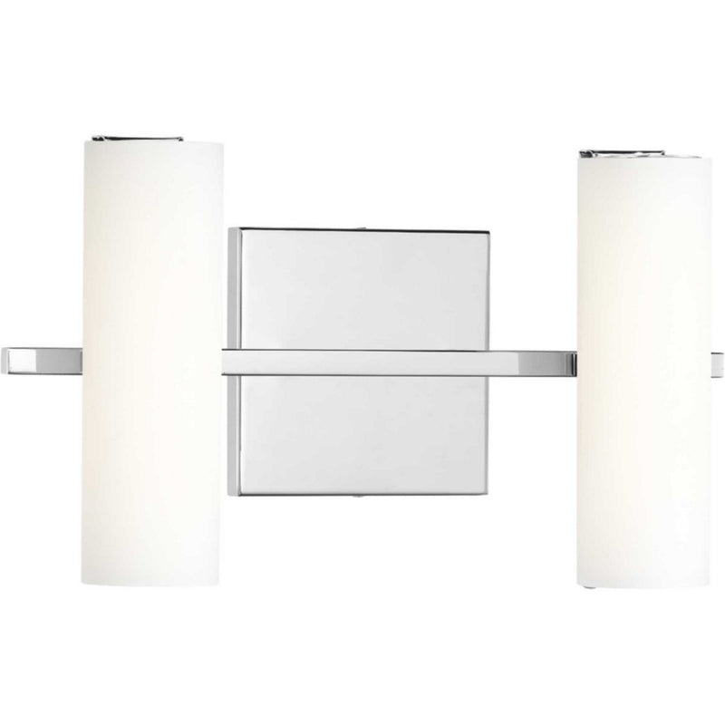 Colonnade 2-Light LED Bath Vanity Light in Polished Chrome