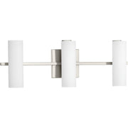 Colonnade 3-Light LED Bath Vanity Light in Brushed Nickel
