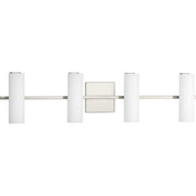 Colonnade 4-Light LED Bath Vanity Light in Brushed Nickel