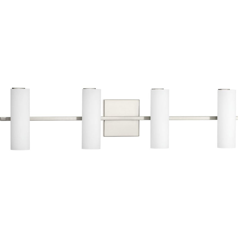 Colonnade 4-Light LED Bath Vanity Light in Brushed Nickel