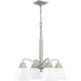 Clifton Heights Four Light Chandelier in Brushed Nickel