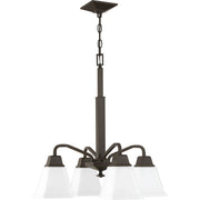Clifton Heights Four Light Chandelier in Antique Bronze