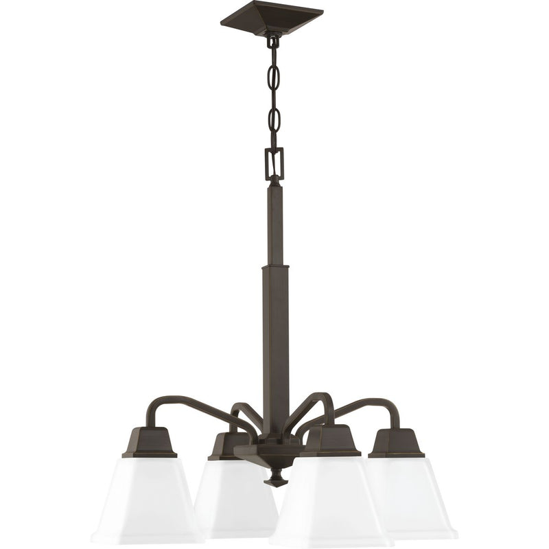 Clifton Heights Four Light Chandelier in Antique Bronze