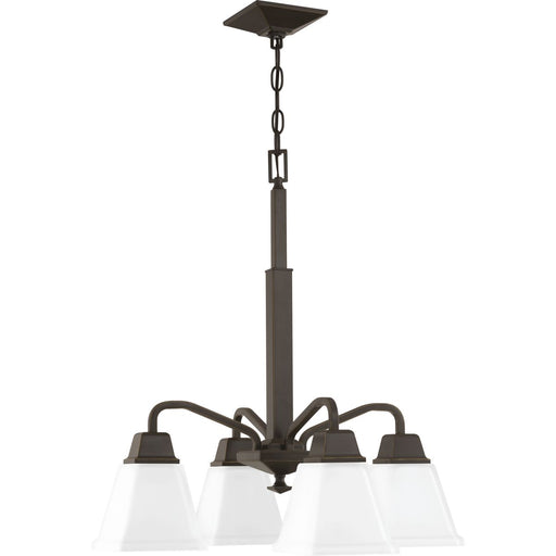 Clifton Heights Four Light Chandelier in Antique Bronze