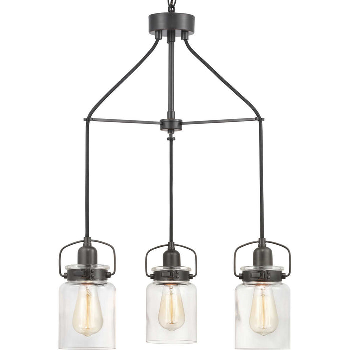 Calhoun 3-Light Chandelier in Antique Bronze