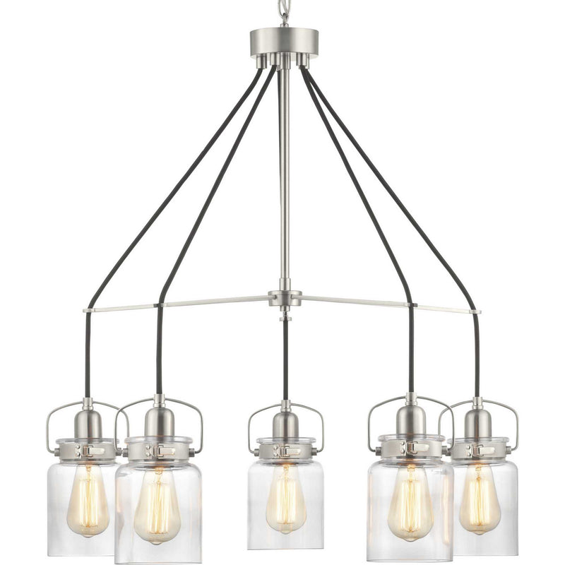 Calhoun 5-Light Chandelier in Brushed Nickel